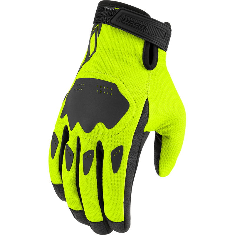 Icon Hooligan CE Mens Motorcycle Short Textile Gloves