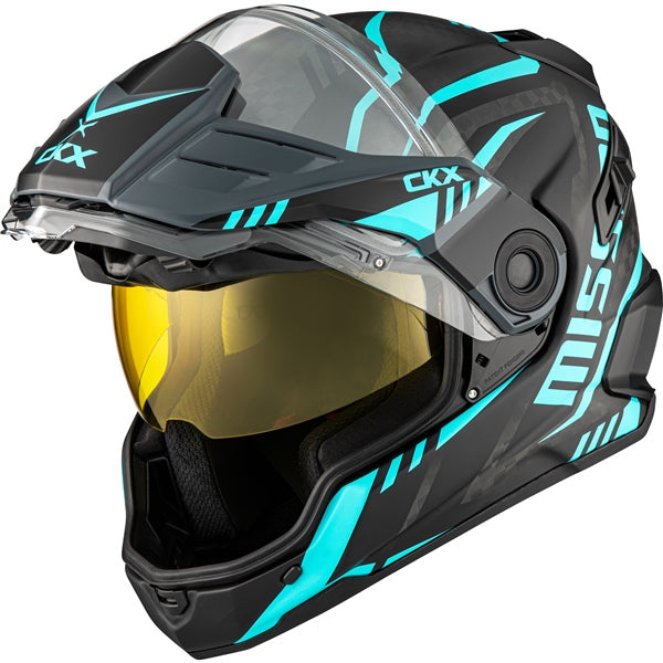 CKX Mission AMS Winter Full-Face Carbon Helmet - Code Graphic - Euromoto