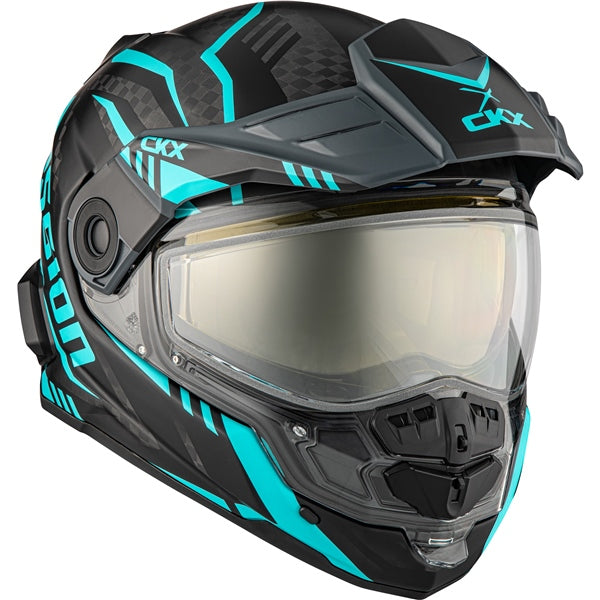 CKX Mission AMS Winter Full-Face Carbon Helmet - Code Graphic - Euromoto