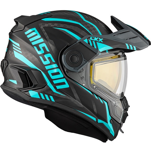 CKX Mission AMS Winter Full-Face Carbon Helmet - Code Graphic - Euromoto