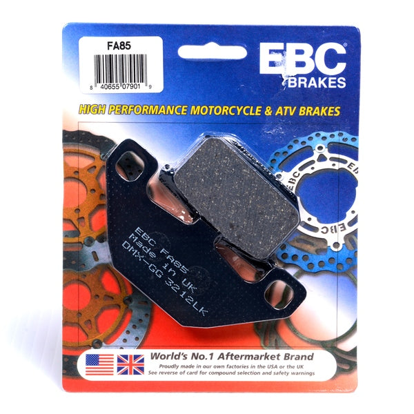 EBC Organic Brake Pad Organic - Front/Rear Part# FA85 - Euromoto