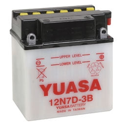 Yuasa Battery Conventional 12N7D-3B Part# YUAM227DB - Euromoto