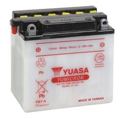 Yuasa Battery YuMicron YB7-A Part# YUAM227AY - Euromoto