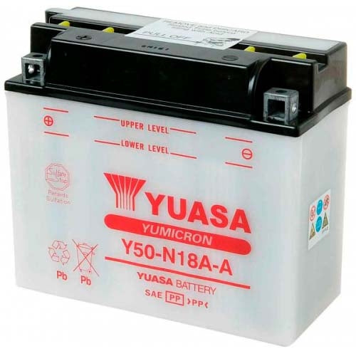 Yuasa Battery YuMicron Y50-N18A-A Part# YUAM228AY - Euromoto