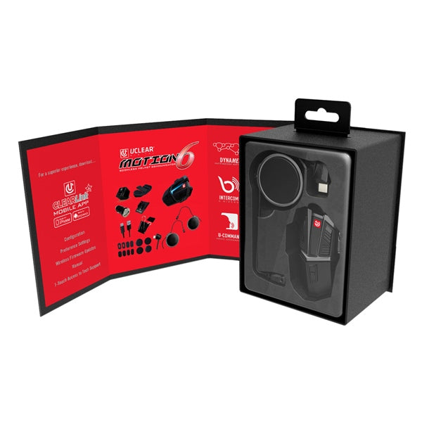 UClear Motion 6 Bluetooth Helmet Audio System - Euromoto