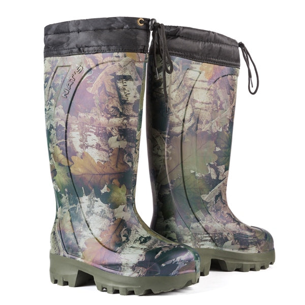 NAT'S Compass Boots Men Camo Graphic - Ultra Light &amp; Removable Liner - Euromoto