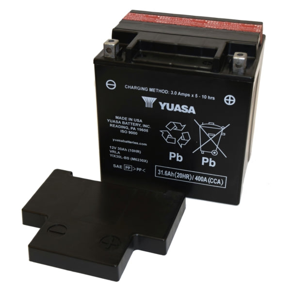 Yuasa Battery Maintenance Free AGM Factory Activated YIX30L-PW Part# YUAM7230LPW - Euromoto