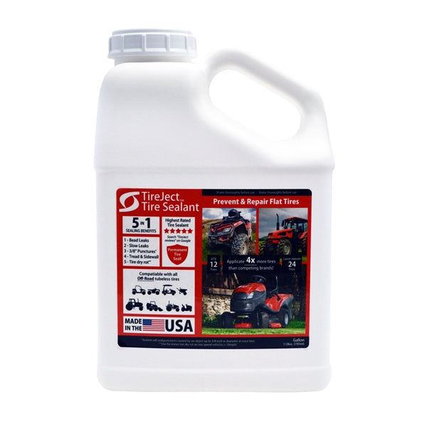 TIREJECT Tire Sealant, Refill 1 Gallon Liquid Part# 634392549856 - Euromoto