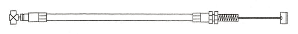 Kimpex Throttle Cable Fits Polaris Part# 7081032 - Euromoto