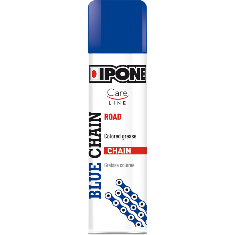Ipone Colored Chain Road Lube Gease - Red/Blue/White - 250ml can - Euromoto