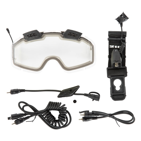 CKX 210° Electric Snow Goggles Upgrade Kit with Controled Ventilation - Euromoto