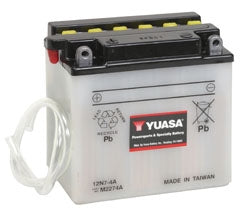 Yuasa Battery Conventional 12N7-4A Part# YUAM2274A - Euromoto