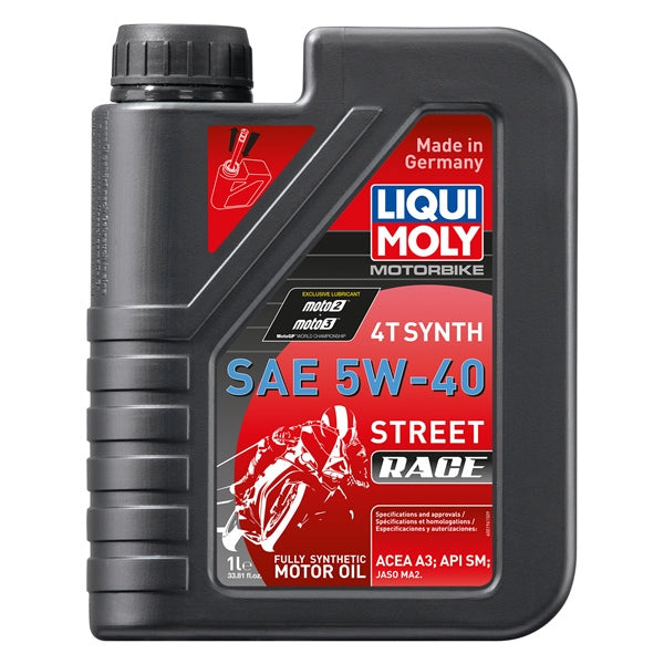 Liqui Moly 4T Synth Street Race Motor Oil - Euromoto