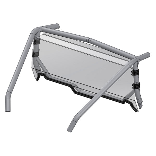 Direction 2 Rear Windshield Fits Honda Part# TALWS1003GP - Euromoto