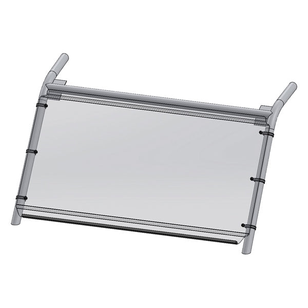 Direction 2 Full Windshield Fits Textron Part# STAMPWS1104GPA - Euromoto