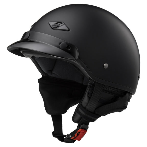LS2 Bagger Motorcycle Half Helmet - Solid Matte Black - Euromoto