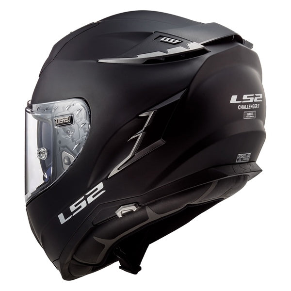 LS2 Challenger GT Full-Face Helmet Solid Matte Black - Euromoto