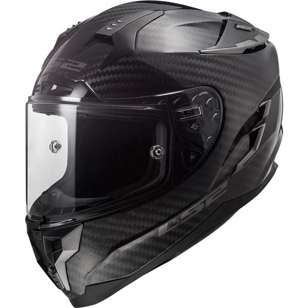 LS2 Challenger Carbon Motorcycle Full-Face Helmet - Carbon Fiber - Euromoto