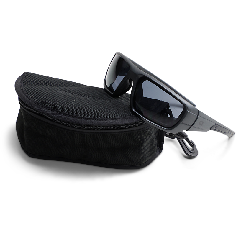 BOBSTER MISSION BALLISTIC SUNGLASS MATTE GRAY SMOKED LENS BMIS001 - Euromoto
