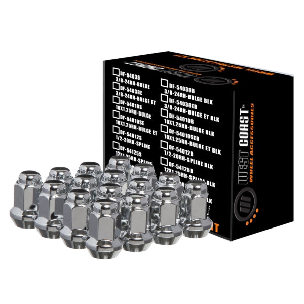 WCA Conical Lug Nut Kit (16) with Tip Closed 217306 Part# DF-54010S - Euromoto