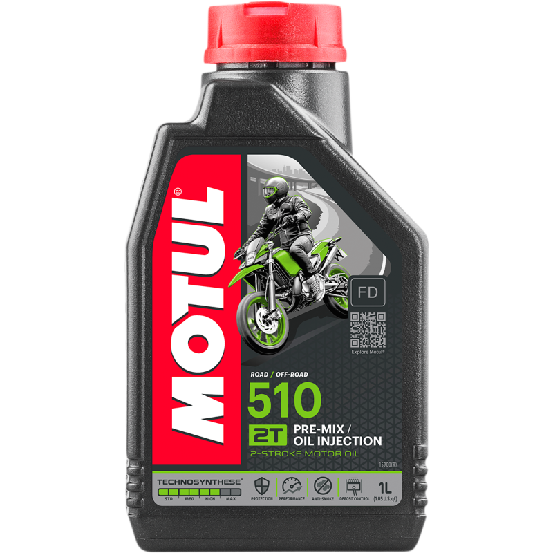 Motul 510 2T Off-Road Technosynthetic Oil - Euromoto