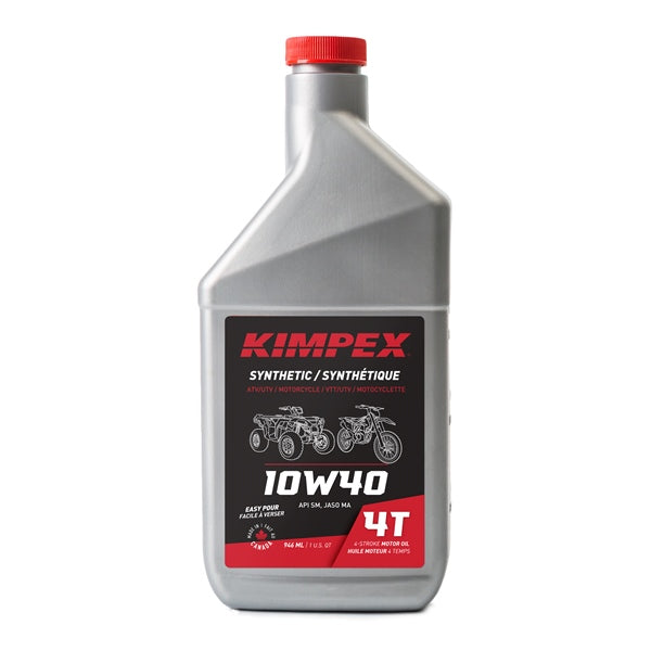 Kimpex 10W40 Moto/ATV 4-STROKES Engine Oil 10W40 Part# FV0002815 - Euromoto