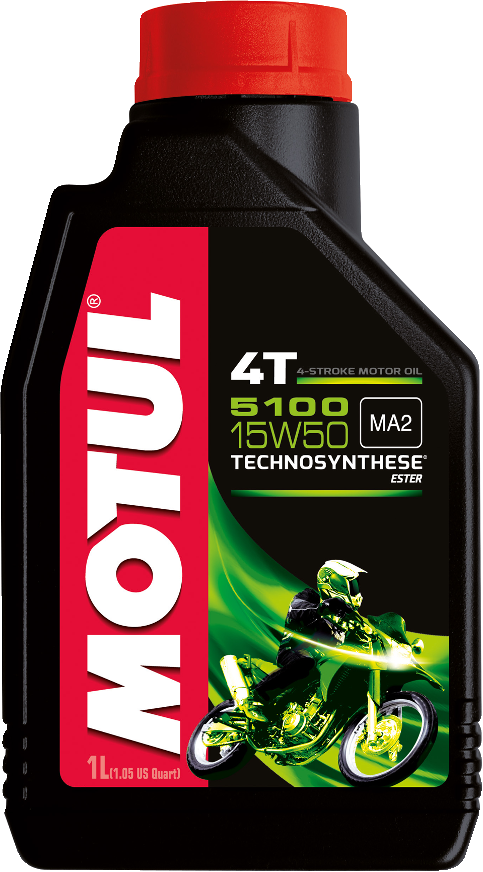 Motul 5100 Ester 4T Technosynthetic Oil - Euromoto
