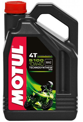 Motul 5100 Ester 4T Technosynthetic Oil - Euromoto