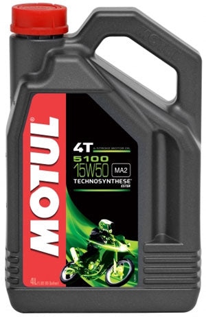 Motul 5100 Ester 4T Technosynthetic Oil - Euromoto