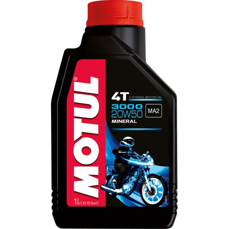 Motul 3000 4T Mineral Oil - Euromoto