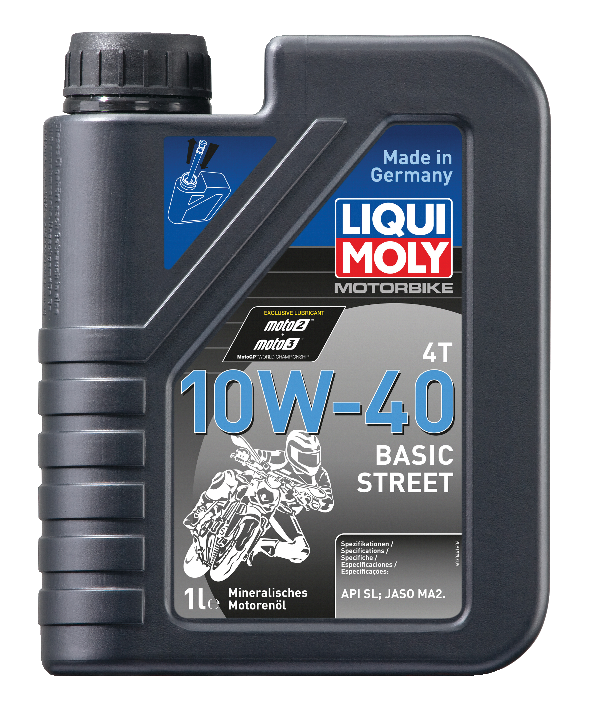 Liqui Moly 4T Basic Street Motor Oil - Euromoto