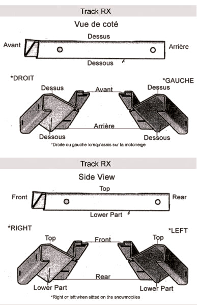 SEAT JACK Slide Rail Kit Part# T-RXJ - Euromoto