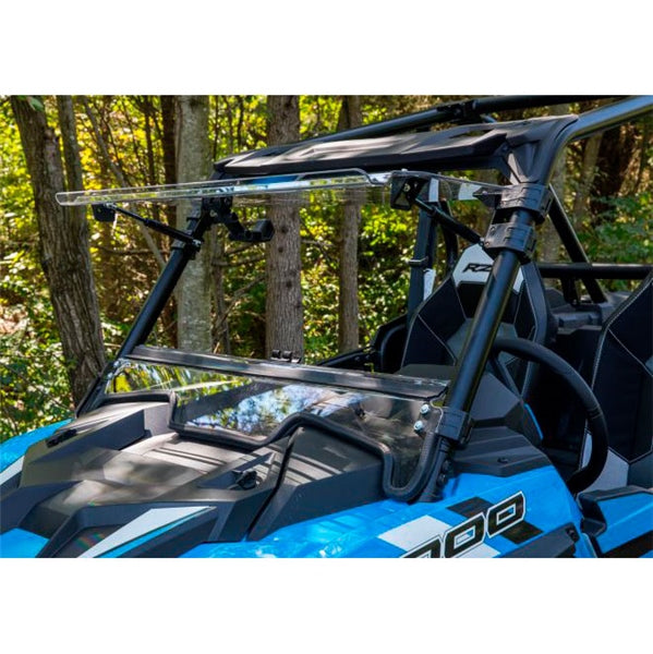 Super ATV Flip up Windshield Fits Polaris Part# FWSPRZR1K00270 - Euromoto
