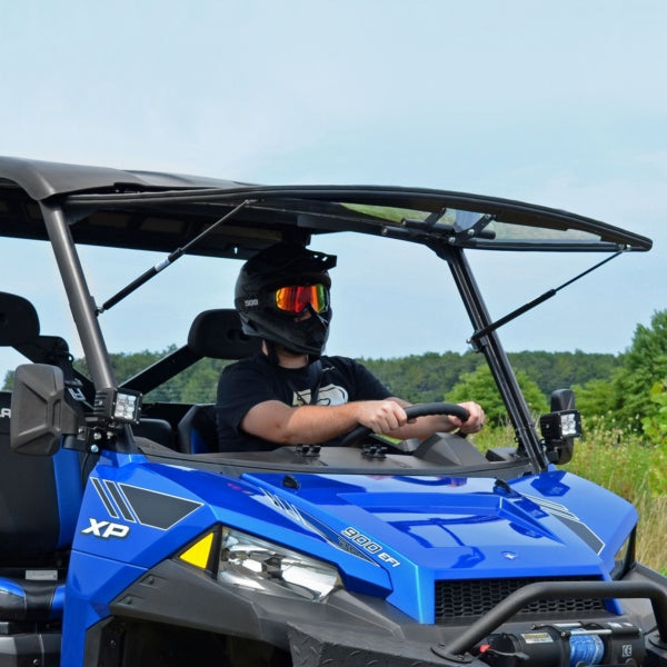 Super ATV Flip up Windshield Fits Polaris Part# FWSPRAN90070 - Euromoto