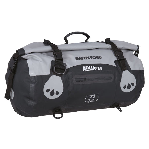 Oxford Products AQUA T Rollbag Black/Gray - Euromoto
