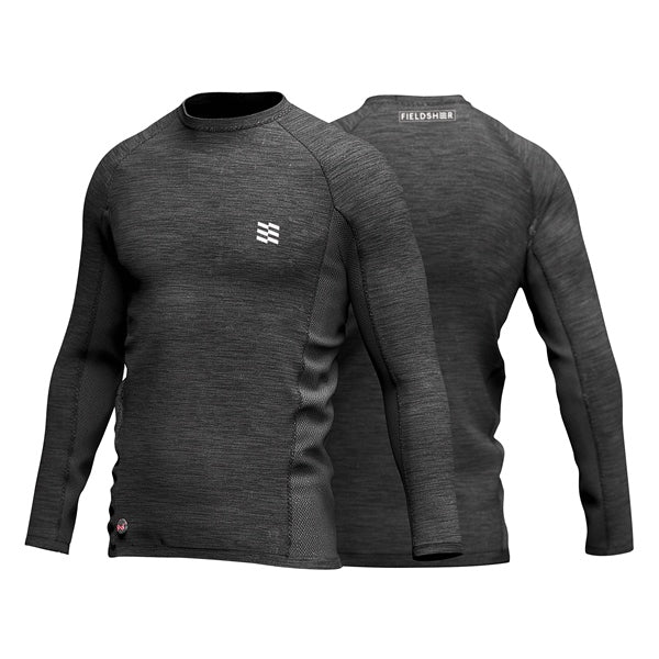 HEATED UNDERWEAR PRIMER TOP MEN BLACK - Euromoto