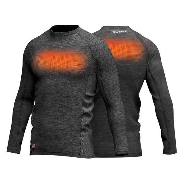 HEATED UNDERWEAR PRIMER TOP MEN BLACK - Euromoto