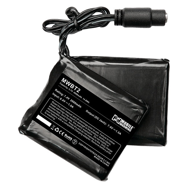 MOBILE WARMING Glove Battery Part# MWBT2 - Euromoto