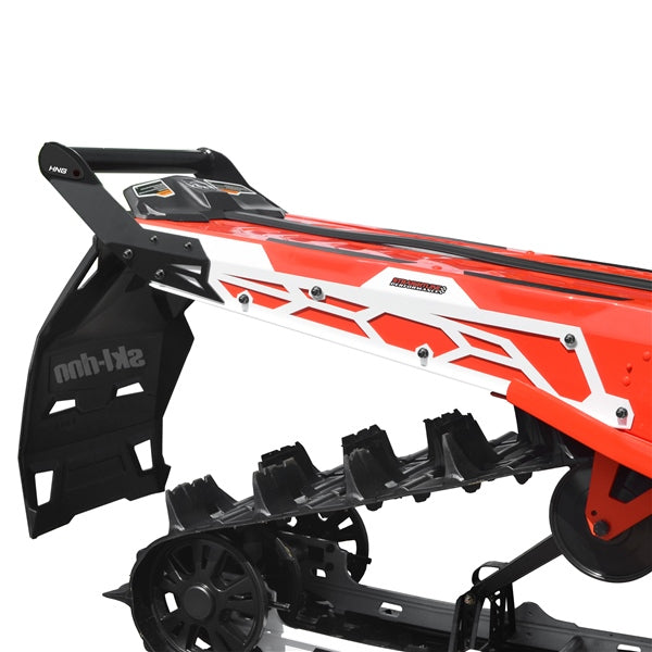 Straightline Hide “N” Go (HNG) Rear Bumper Rear - Aluminium - Fits Ski-doo Part# 183-234-White - Euromoto