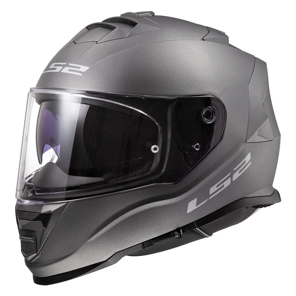 LS2 Assault Full-Face Helmet Solid Matte Titanium - Euromoto