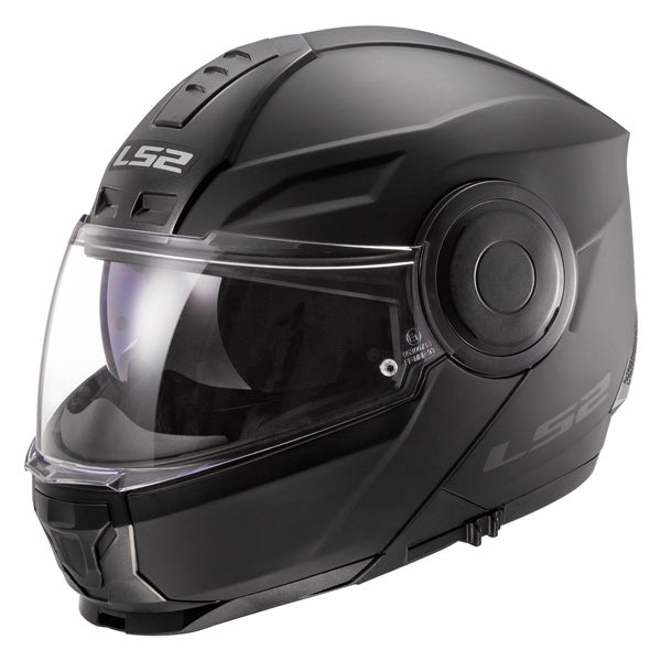 LS2 Horizon Motorcycle Modular Helmet - Solid Matte Black - Euromoto