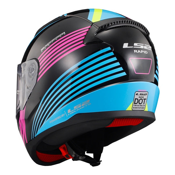 LS2 Rapid Full-Face Motorcycle Helmet - Rad Graphic - Euromoto