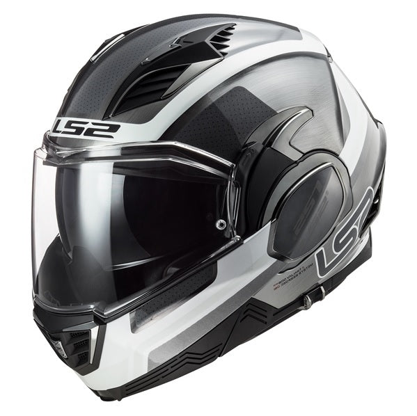 LS2 Valiant II Motorcycle Modular Helmet Orbit Graphic