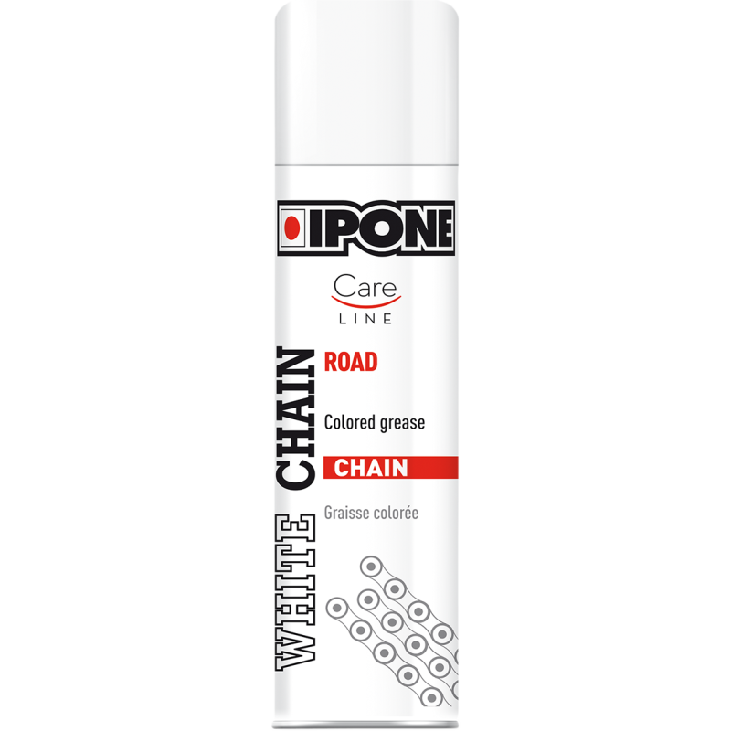 Ipone Colored Chain Road Lube Gease - Red/Blue/White - 250ml can - Euromoto