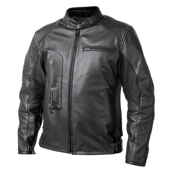 Helite Roadster Airbag Mens Leather Jacket - Euromoto