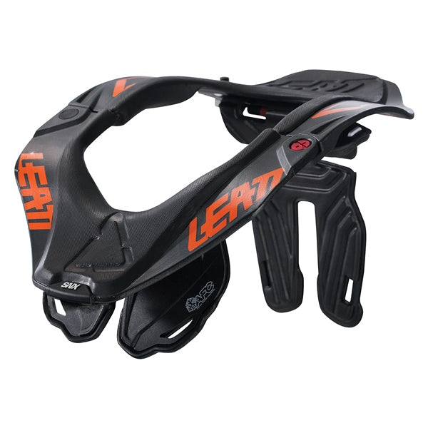 LEATT Neck Brace SNX 5.5 Men Black/Orange - Euromoto