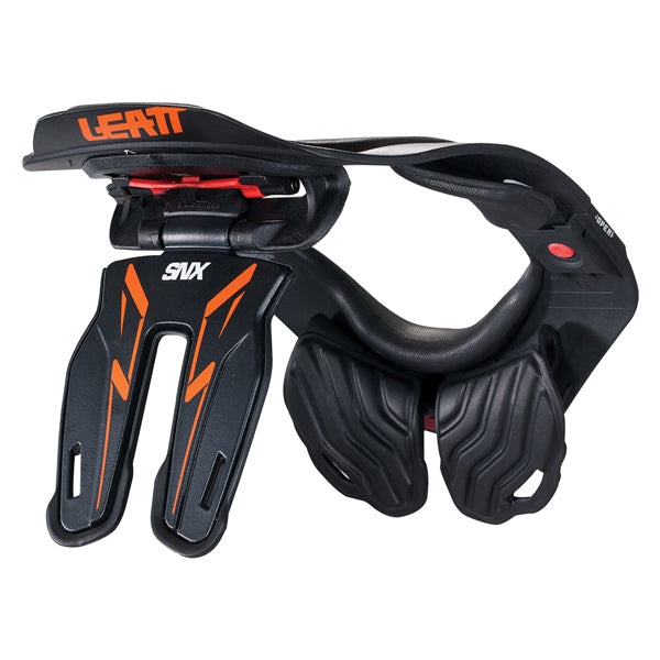 LEATT Neck Brace SNX 5.5 Men Black/Orange - Euromoto