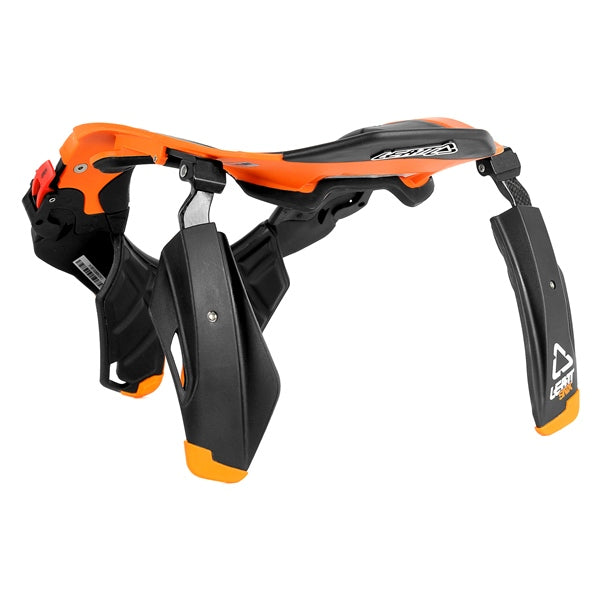 LEATT Neck Brace SNX Trophy Men Black/Orange - Euromoto