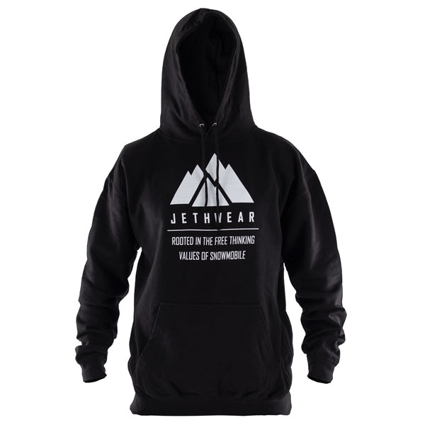Jethwear Moutain Hoodie Men Black - Euromoto