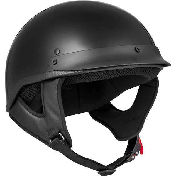 CKX Bullet Half Helmet Solid Blacl - Euromoto